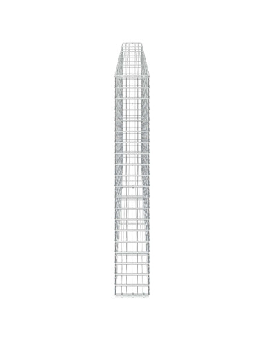 Gabione con Filo da 3,5 mm e Rete da 5x10 cm 50x30x200 cm