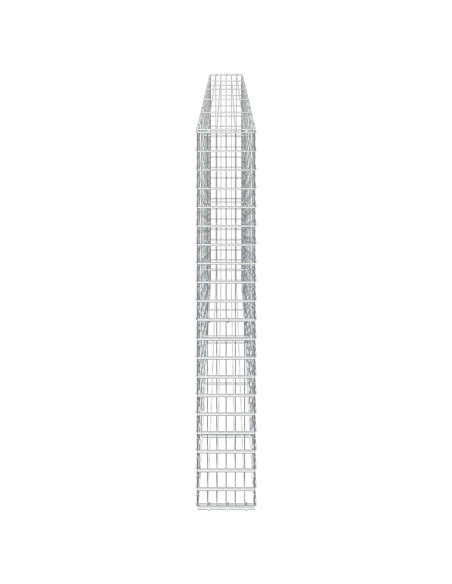 Gabione con Filo da 3,5 mm e Rete da 5x10 cm 50x30x200 cm