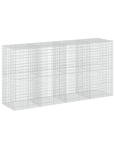 Gabione con Filo da 3,5 mm e Rete da 5x10 cm 400x100x200 cm 2