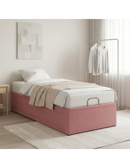Telaio Letto Elettrico Regolabile Rosa 200 x 70 x 33,5 cm