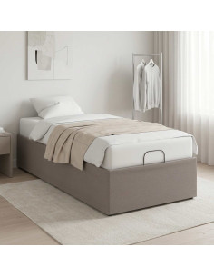 Telaio Letto Elettrico Regolabile Tortora 200 x 80 x 33,5 cm