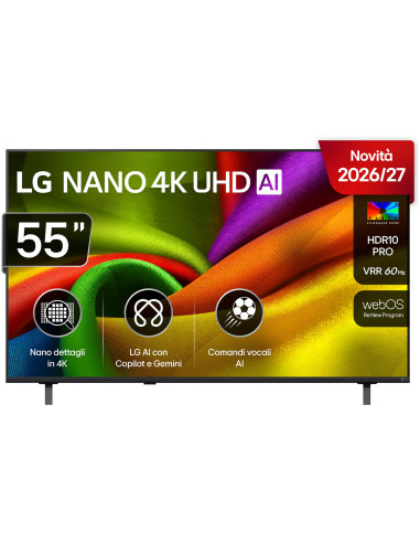 TV 55 LG UHD SMART HDR 10 4K NANO DVB-C/S2/T2 HD WIFI NANO TECNOLOGIA