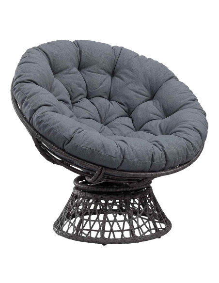 Cuscino per Sedia Papasan VIANEN 100% Poliestere Blu