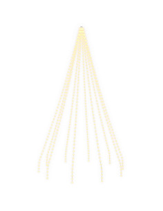 Ghirlande luminose per alberi di Natale Verde 500 cm PVC 2