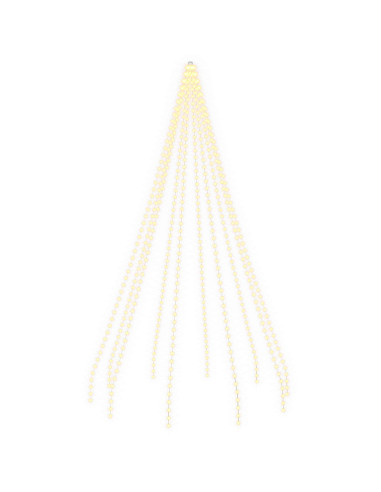 Ghirlande luminose per alberi di Natale Verde 500 cm PVC