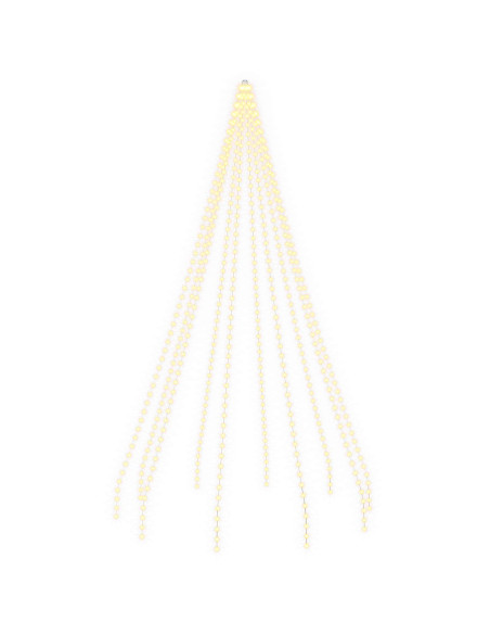 Ghirlande luminose per alberi di Natale Verde 500 cm PVC