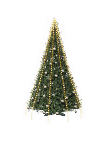 Ghirlande luminose per alberi di Natale Verde 500 cm PVC
