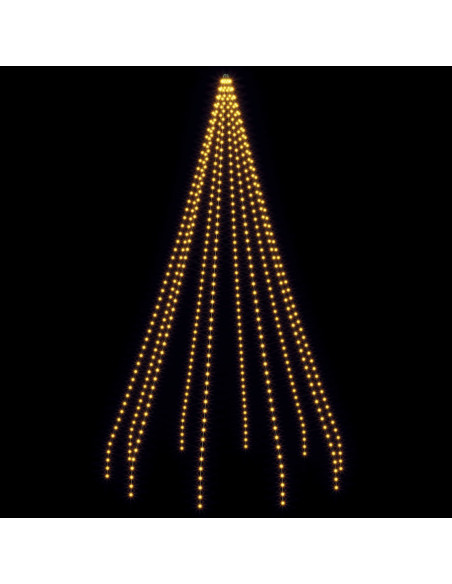 Ghirlande luminose per alberi di Natale Verde 500 cm PVC