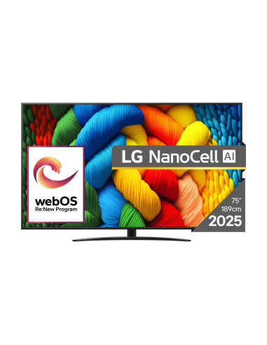TV 75 LG UHD SMART HDR 10 NANO DVB-C/S2/T2 HD WIFI DLNA HLG