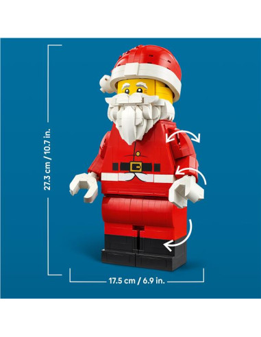 GRANDE MINIFIGURE DI BABBO NATALE