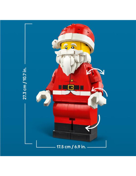 GRANDE MINIFIGURE DI BABBO NATALE