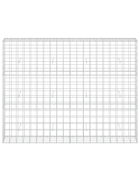Gabione con Filo da 3,5 mm e Rete da 10x10 cm 200x30x150 cm