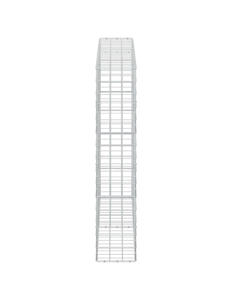 Gabione con Filo da 3,5 mm e Rete da 10x10 cm 200x30x150 cm
