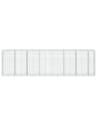 Gabione con Filo da 3,5 mm e Rete da 10x10 cm 750x100x200 cm