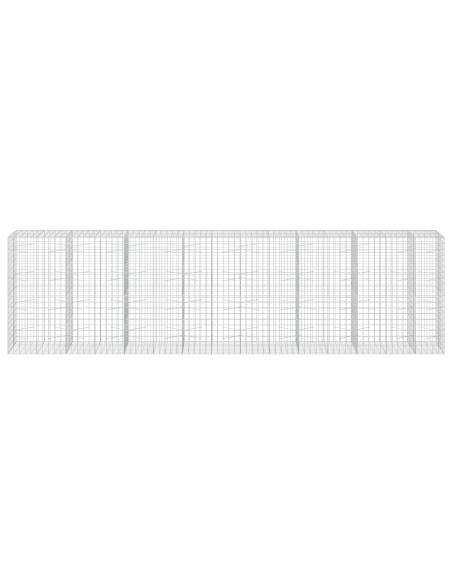 Gabione con Filo da 3,5 mm e Rete da 10x10 cm 750x100x200 cm