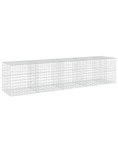 Gabione con Filo da 3,5 mm e Rete da 10x10 cm 450x100x100 cm 2