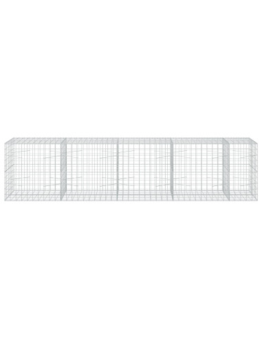 Gabione con Filo da 3,5 mm e Rete da 10x10 cm 450x100x100 cm