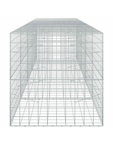 Gabione con Filo da 3,5 mm e Rete da 10x10 cm 450x100x100 cm