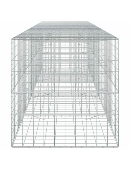 Gabione con Filo da 3,5 mm e Rete da 10x10 cm 450x100x100 cm