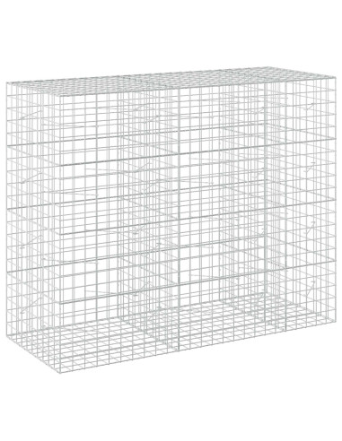 Gabione con Filo da 3,5 mm e Rete da 10x10 cm 250x100x200 cm