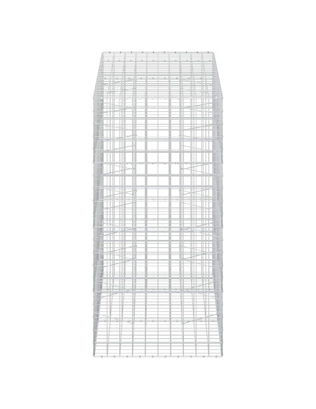 Gabione con Filo da 3,5 mm e Rete da 10x10 cm 250x100x200 cm