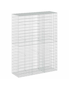 Gabione con Filo da 3,5 mm e Rete da 5x10 cm 150x50x200 cm 2