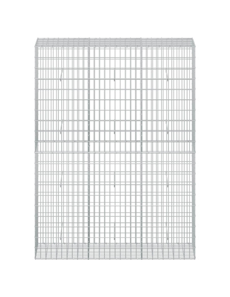 Gabione con Filo da 3,5 mm e Rete da 5x10 cm 150x50x200 cm