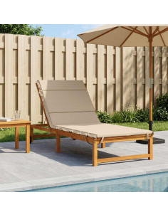 Cuscino per Lettino GEMERT 100% Poliestere Crema