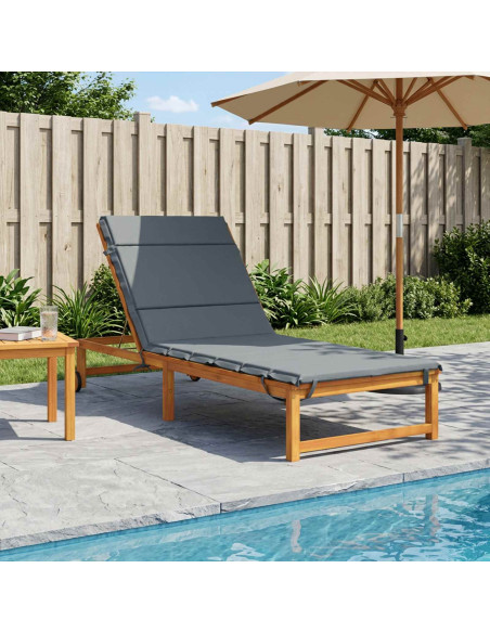 Cuscino per Lettino GEMERT 100% Poliestere Blu 200 x 70 x 3 cm