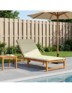Cuscino per Lettino GEMERT 100% Poliestere Crema