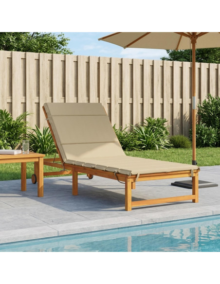 Cuscino per Lettino GEMERT 100% Poliestere Beige