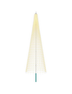 Luci per albero di Natale con picchetti e asta per bandiera 2
