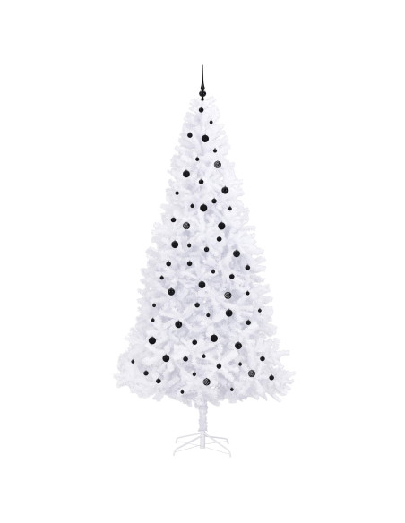 Albero di Natale artificiale Bianco 300 cm PVC e Acciaio