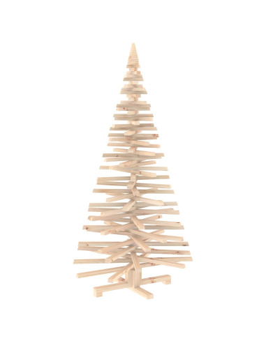 Albero di Natale in legno KOTKA 150 cm Legno Massello di Pino