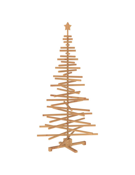 Albero di Natale in legno KOTKA 180 cm Legno Massello di Pino