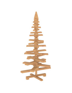 Albero di Natale in legno KOTKA 120 cm Legno Massello di Pino 2