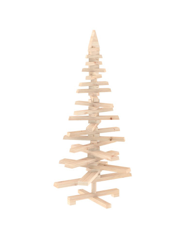 Albero di Natale in legno KOTKA 120 cm Legno Massello di Pino