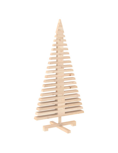 Albero di Natale in legno KOTKA 120 cm Legno Massello di Pino