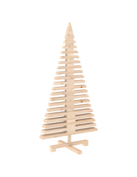Albero di Natale in legno KOTKA 120 cm Legno Massello di Pino