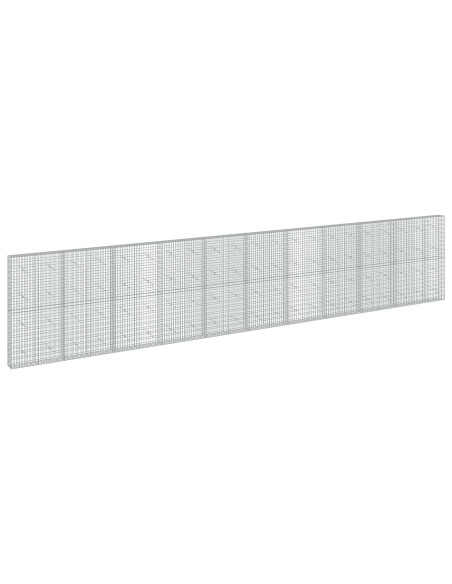 Gabione con Filo da 5 mm e Rete da 5x10 cm 1050x20x200 cm
