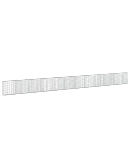 Gabione con Filo da 3,5 mm e Rete da 5x10 cm 1150x30x100 cm