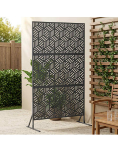 Schermo per Privacy 100 x 50 x 180 cm Acciaio Antracite