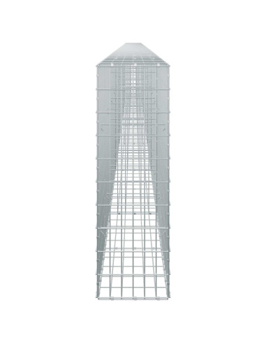 Gabione con Filo da 3,5 mm e Rete da 5x10 cm 750x30x100 cm