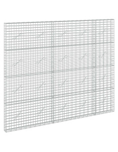 Gabione con Filo da 3,5 mm e Rete da 5x10 cm 250x10x200 cm 2