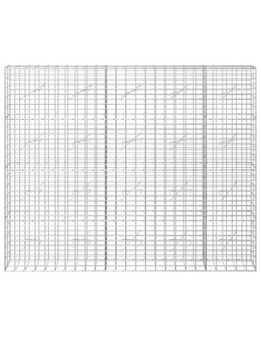 Gabione con Filo da 3,5 mm e Rete da 5x10 cm 250x10x200 cm