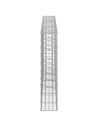 Gabione con Filo da 3,5 mm e Rete da 5x10 cm 300x20x100 cm