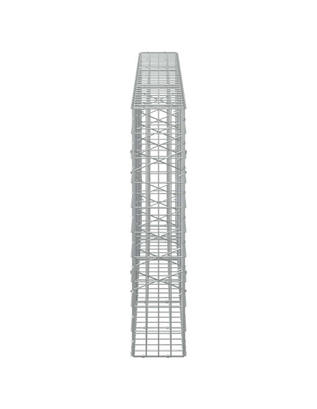 Gabione con Filo da 3,5 mm e Rete da 5x10 cm 300x20x100 cm