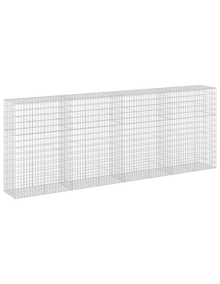 Gabione con Filo da 3,5 mm e Rete da 5x10 cm 400x50x150 cm