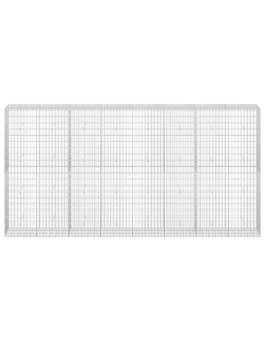 Gabione con Filo da 3,5 mm e Rete da 5x10 cm 400x50x200 cm