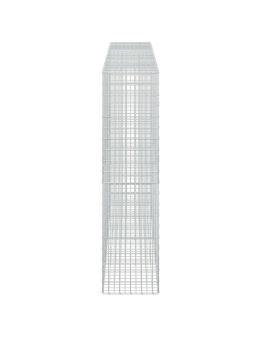 Gabione con Filo da 3,5 mm e Rete da 5x10 cm 400x50x200 cm